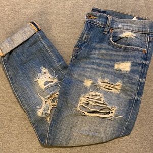 Lucky Brand Distressed boyfriend jeans